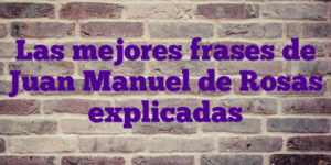 Las mejores frases de Juan Manuel de Rosas explicadas